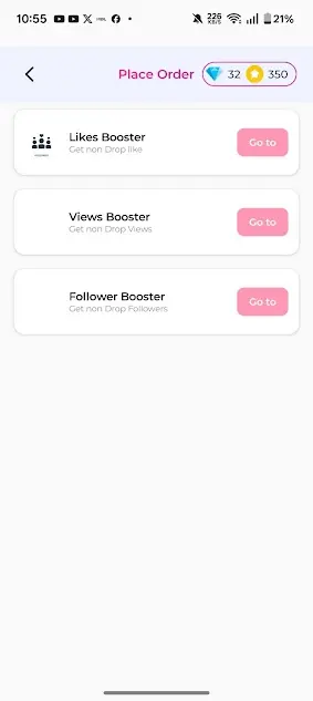 Screenshot of Grow Followers For Instagram